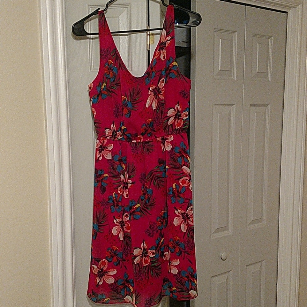 Old Navy Tropical Floral Print Dress
